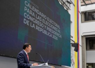 Registraduría presenta el calendario electoral para las elecciones de 2026