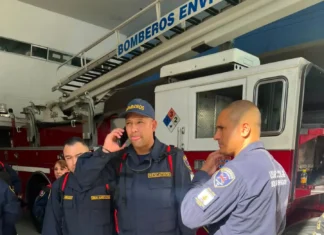 37 bomberos de Envigado
