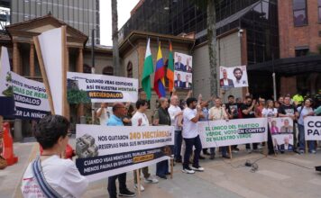 Comunidad de Envigado protestó por cambios en las áreas protegidas del municipio